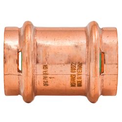 QuickFitting 1 in. Press in. Press in. Copper Coupling without Stop