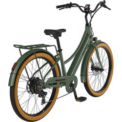 Retrospec Beaumont Rev+ Unisex Electric City Bicycle Fern