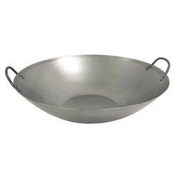 Bayou Classic Carbon Steel Grill Wok 15.5 in. L X 15.5 in. W 1 pk
