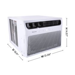 Hisense 14000 BTU 115 V WIFI Window Air Conditioner w/Remote 700 sq ft