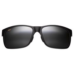Maui Jim Red Sands Sunglasses Unisex Matte Black Frame Neutral Gray Lens Polarized