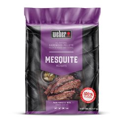 Weber Hardwood Pellets All Natural Mesquite 20 lb