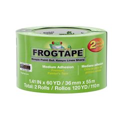 Shurtape Frog Tape 1.41 in. W X 60 yd L Green Medium Strength Painter's Tape 1 pk