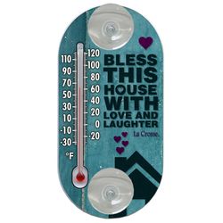 La Crosse Technology Window Thermometer Plastic Assorted 5.5 in.
