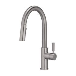 Oakbrook Collection Vela One Handle Brushed Nickel Pull-Down Kitchen Faucet