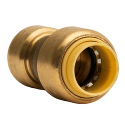 QuickFitting Push to Connect 3/8 in. PF Brass Reducing Coupling