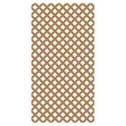 Barrette Outdoor Living 4 ft. W X 8 ft. L Cedar Vinyl Classic Lattice Panel