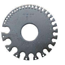 General 3.25 in. L Silver Cable Ripper & Wire Gauge