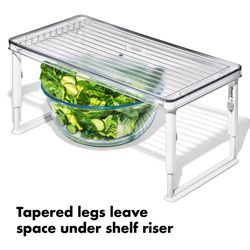 OXO Good Grips Plastic Refrigerator Shelf Riser