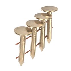 Grip-Rite 7/8 in. L X 11 Ga. Angled Strip Electro Galvanized Roofing Nails 15 deg 7200 pk