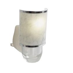 Candle Warmers White Gold Scent Pluggable Fragrance Warmer