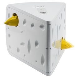 PetSafe For Cat White Plastic Cheese Cat Toy 1 pk