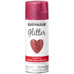 Rust-Oleum Specialty Shimmer Bright Pink Glitter Spray 10.25 oz