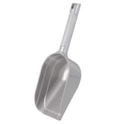Petmate Silver Plastic 2 cups Pet Food Scoop For All Pets
