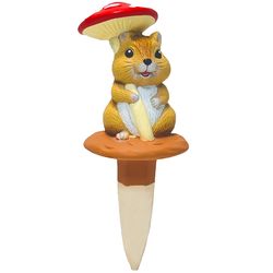 Streamline Multicolored Ceramic 8 in. H Planter Stake