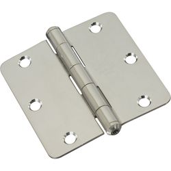 National Hardware 3-1/2 in. L Stainless Steel Door Hinge 1 pk