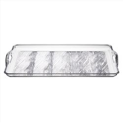 Arrow Home Products Clear Plastic Rectangle Serve Tray 1 pk