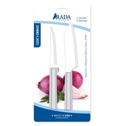 Rada Cutlery Blister Packaging Stainless Steel Cook's Knife Set 2 pc