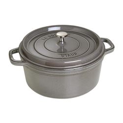 Staub Cast Iron Cocotte Gray