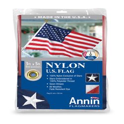 Annin U.S Flag 3 ft. W X 5 ft. L
