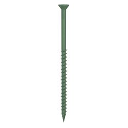 Grip-Rite PrimeGuard Plus No. 10 wire X 4 in. L Green Star Bugle Head Deck Screws 1 lb 50 pk