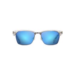 Maui Jim Kawika Sunglasses Unisex Crystal Frame Blue Hawaii Lens Polarized