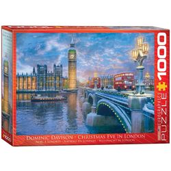 Eurographics Christmas Eve in London Jigsaw Puzzles Multicolored 1000 pc