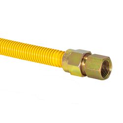 Eastman ProCoat 1/2 in. FIP X 1/2 in. D MIP 24 in. Stainless Steel Gas Connector