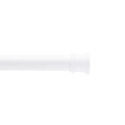 Kenney Shower Curtain Rod 72 in. L White