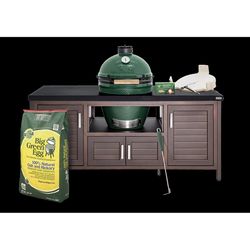 Big Green Egg Large Cooking Island Aluminum/Steel 32 in. H X 29 in. W X 69 in. L
