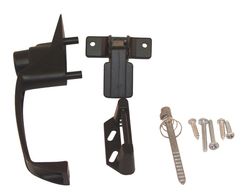 Barton Kramer 4 in. L Powder Coated Bronze Aluminum Patio Door Handle Set