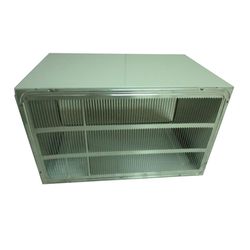 LG Stamped Aluminum Rear Grille Air Conditioner Sleeve 25.9 in. W X 15.5 in. H White