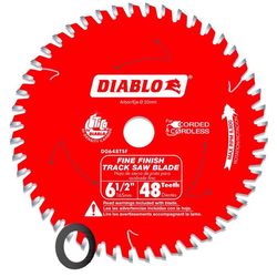 Diablo 6-1/2 in. D X 20 mm Carbide Tipped Track Saw Blade 48 teeth 1 pk