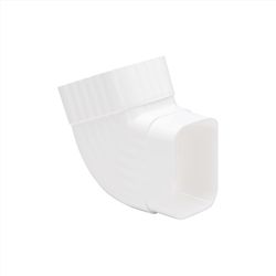 Amerimax 4.5 in. H X 2.5 in. W X 4.5 in. L White Vinyl K Gutter Elbow