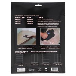 JMK Illinois Industrial Tool 9 in. L X 2-3/4 in. W 240 Grit Ceramic Sandpaper 1 pk