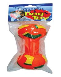 Boss Pet Digger's For Dog Multicolored Vinyl Dumbell Chew Dog Toy Large 1 pk