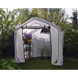 Foremost Dry Top Grow Translucent 72 in. W X 72 in. D X 72 in. H Greenhouse