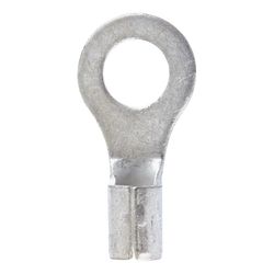 Jandorf 8 Ga. Insulated Wire Ring Terminal Silver 2 pk