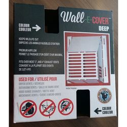 Wallecover 19 in. W X 18 in. L X 15 in. D Galvanized White Metal Wildlife Vent Cover