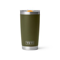 YETI Rambler 20 oz. King Crab Orange/Olive BPA Free Tumbler with MagSlider Lid