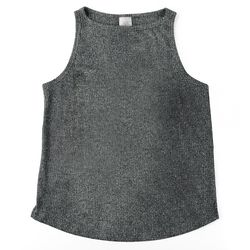 Hello Mello CuddleBlend S Sleeveless Women's Boat Neck Black Tank Top