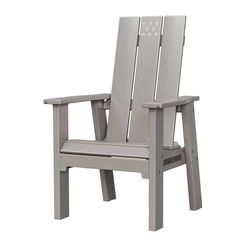 Breeo X Series Coastal Gray Poly Lumber Frame Adirondack Chair