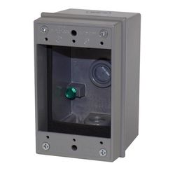 Sigma Engineered Solutions New Work 9.5 cu in Rectangle Metallic Extension Ring Gray