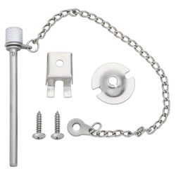 Ace Nickel Aluminum Indoor Patio Door Security Pin
