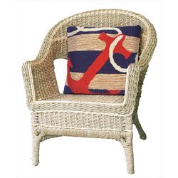 Liora Manne Frontporch Throw Pillow 18 in. H X 18 in. W X 18 in. L