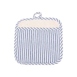 KAF Home Blue Cotton Pot Holder/Trivet