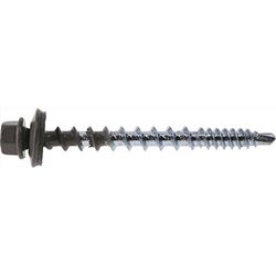 HILLMAN Power Pro No. 10 Ga. X 2 in. L Hex Drive Washer Head Coarse Roofing Screws