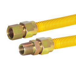 Eastman 1/2 in. FIP in. X 1/2 in. D MIP 60 in. Stainless Steel Gas Connector
