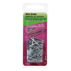 HILLMAN 17 Ga. X 7/8 in. L Electro Galvanized Steel Brad Nails 1 pk 1.75 oz