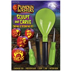 Pumpkin Masters Sculpt and Carve Carving & Decorating Kit 1 pk